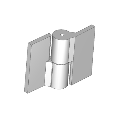 2500RH-304 Half Mortise Hinges